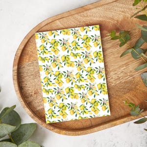 Lemon Branches | FR02 | Water Soluble Transfer Paper | Polymer Clay Earring & Jewelry Image Transfers
