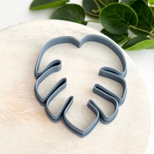 Monstera Leaf Trinket Dish Cutter | Polymer Clay Cutter | Earring & Jewelry Maker Supplies