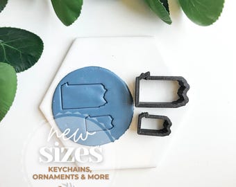Pennsylvania | State Silhouette Collection | Polymer Clay Cutter