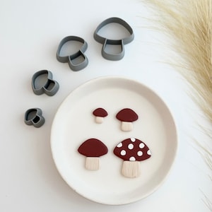 Basic Mushroom | Polymer Clay Cutter | Earring & Jewelry Maker Supplies