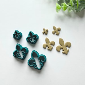 Fleur de Lis | Polymeerkleisnijder | Benodigdheden voor oorbellen en sieradenmakers