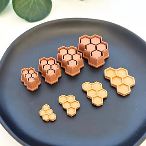 Honeycomb | Polymer Clay Cutter | Earring & Jewelry Maker Supplies
