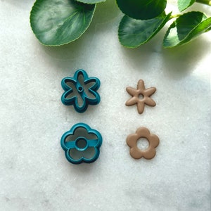 Boho Flowers | Polymer Clay Cutter | Earring & Jewelry Maker Supplies