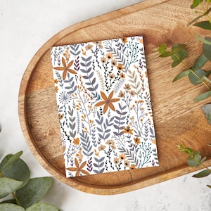 Muted Botanical Garden | FL019 | Water Soluble Transfer Paper | Polymer Clay Earring & Jewelry Image Transfers