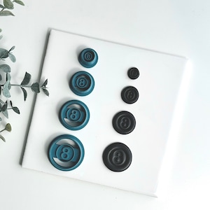 8 Kugel | Polymer Clay Cutter | Ohrring & Schmuck Maker Zubehör