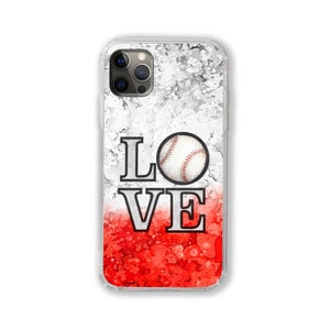 Personalisierte Farben Phone Case Baseball Benutzerdefinierte Farben Personalisierte iPhone Samsung Galaxy Fans vorhanden Baseballspieler Geschenk