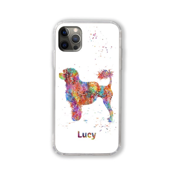 Portuguese Water Dog Phone Case Personalized Dog Custom Name iPhone Samsung Huawei Customized Case Personalised Text dog Gift Pet owner