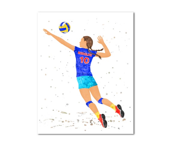 Volley-Ball Fille Carnet de Notes: Cahier de volleyball féminin | Cadeau  pour une volleyeuse | 100 pages lignées à remplir (French Edition)
