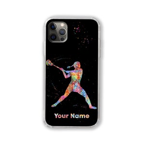 女性ラクロス パーソナライズされた電話ケース ラクロス プレーヤー カスタム名 iPhone Samsung Huawei カスタマイズされたテキスト 引用 女性 女の子 パーソナライズされたギフト