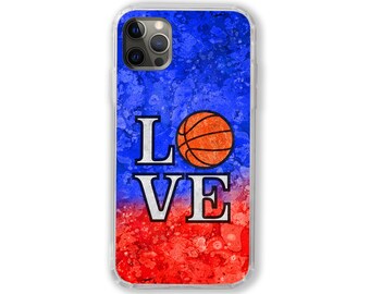 Personalisierte Farben Handytasche Basketball Custom Colors Personalisierte iPhone Samsung Galaxy Love Basketball Fans Geschenk