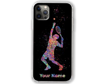 Tennis Glass Case Phone Cover for Apple iPhone 7