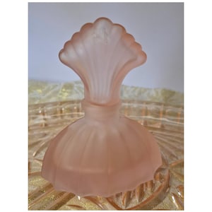 Vintage Perfume Bottle SIA Refillable Perfume Bottle Art Deco Decor Scent Bottle Pink Perfume Bottle Perfume Oil Miniature Perfume Bottle