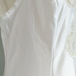 1980s Vintage Nightie White Lace Lingerie Wedding Nightgown image 4