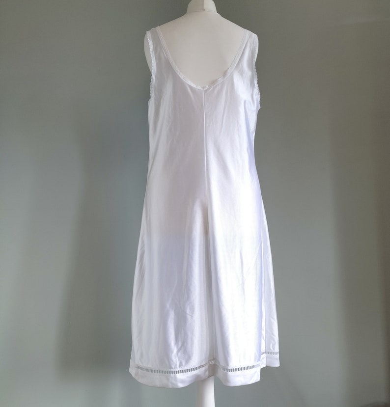 1980s Vintage Nightie White Lace Lingerie Wedding Nightgown image 5