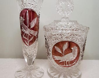 花瓶　ドイツ　hamburg　Echt Bleikristall 花瓶 ドイツ hamburg Echt Bleikristall 工芸品