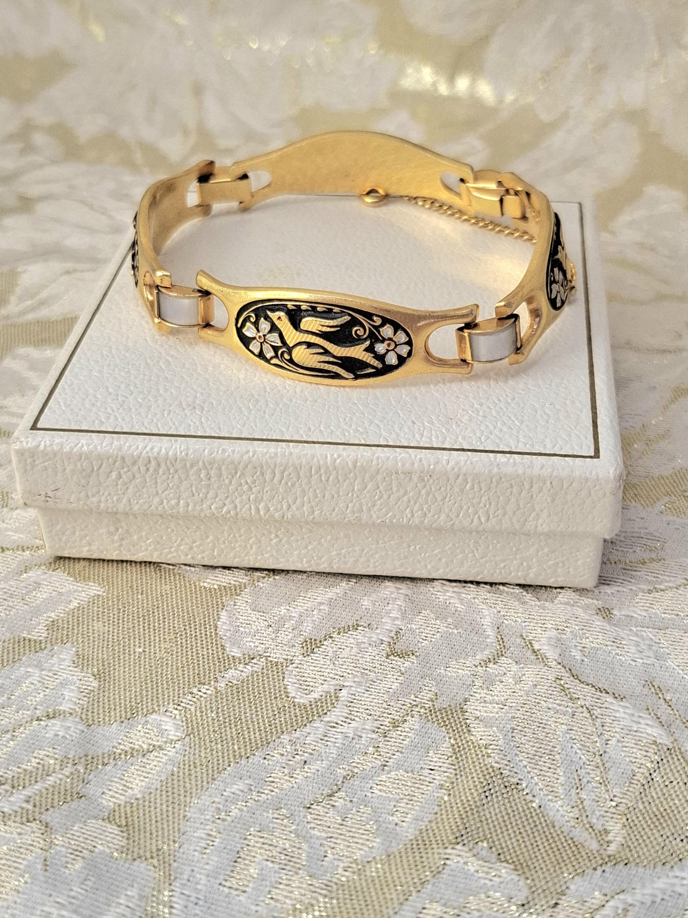 Chunky Wrist Chain Bracelet - Gold/Silver/Dark Silver, Lightweight Plastic, Big Statement Piece