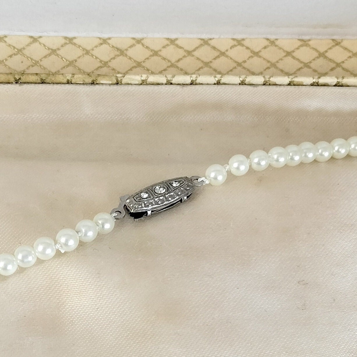 1950s pearl necklace - Etsy 日本