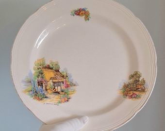 ヴィンテージ ニューコア ガーデンマーケット ディナープレート