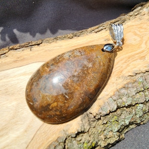 Snakeskin agate pendant