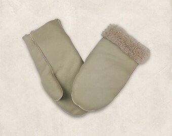 Ivory Mittens For Children