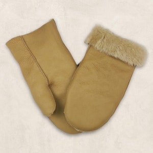 Guanti beige per bambini