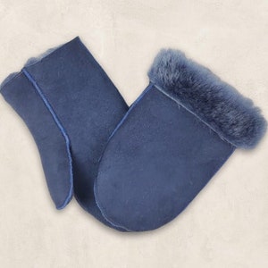 Light Blue Mittens For Children