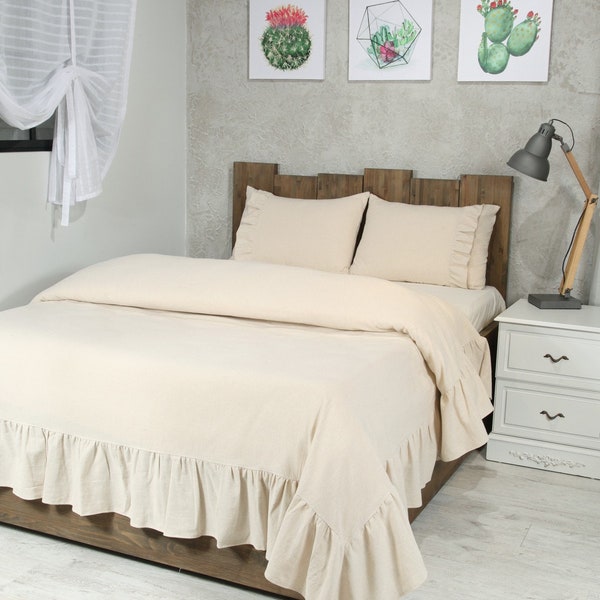 Ruffle Bedspread - Etsy