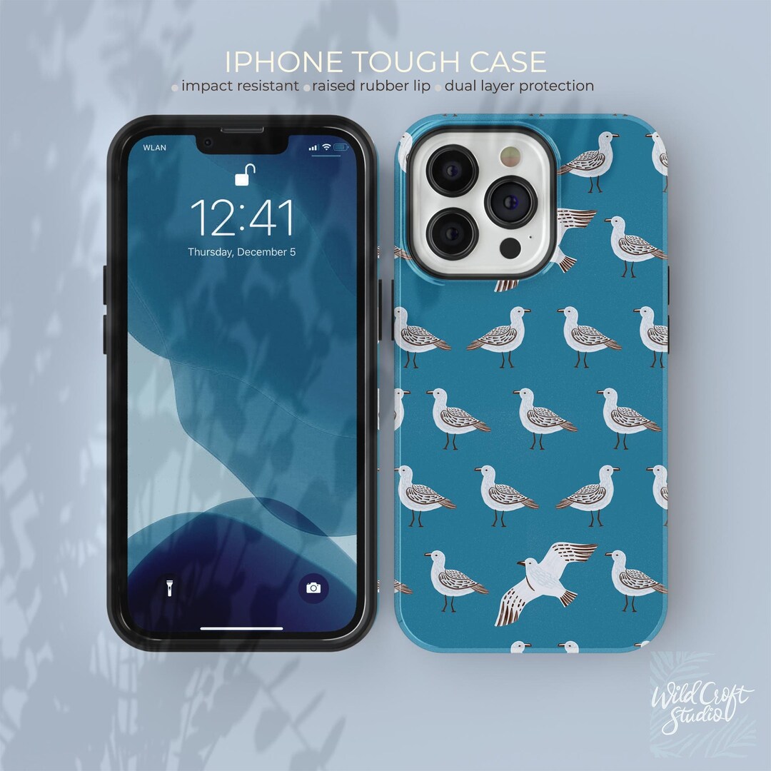 Seagull Beach Bird Phone Case for iPhone 11 12 13 Pro Max Mini Etsy