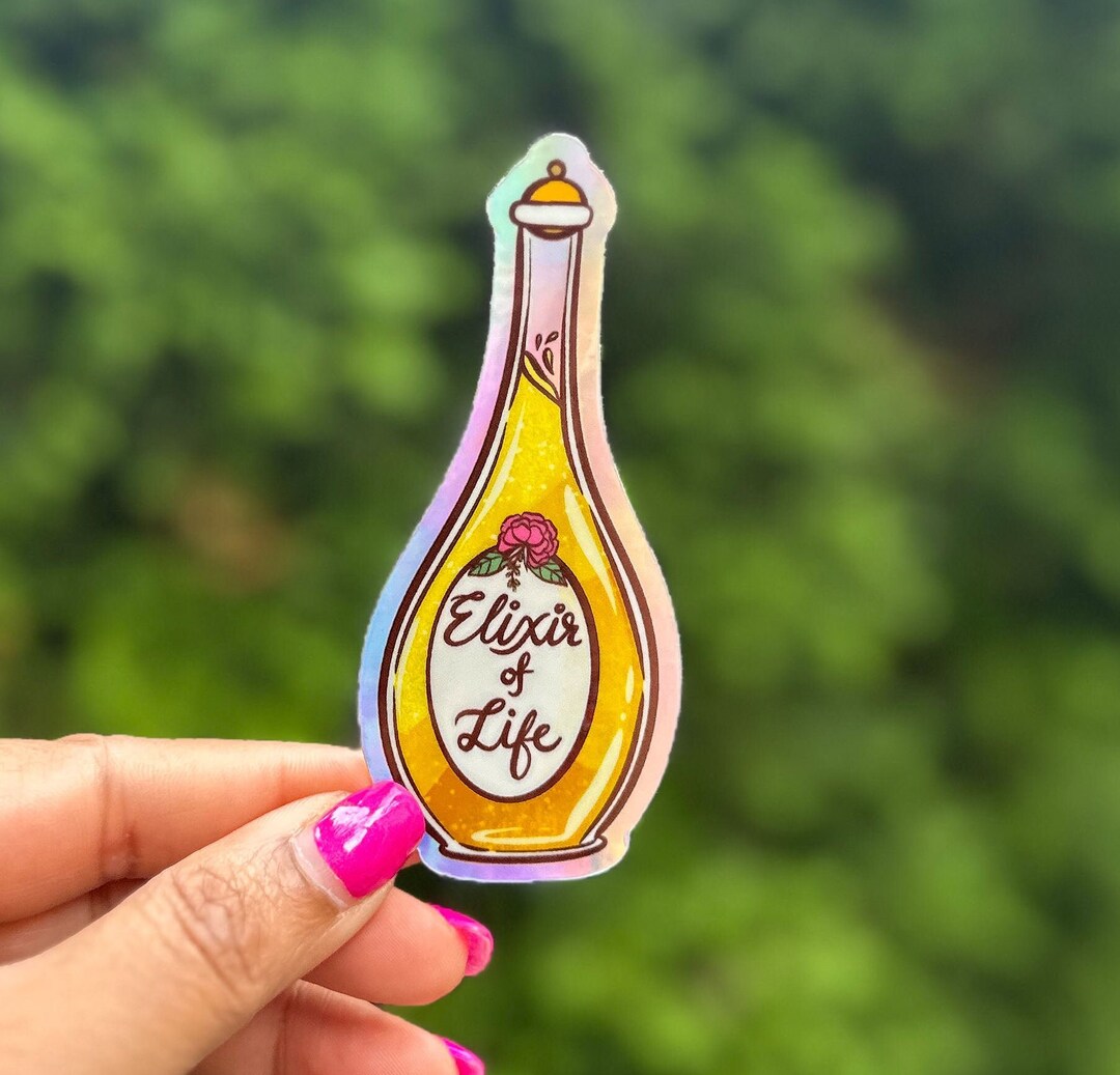 Elixir Brew Sticker Elixir of Life Potion Holo Sticker - Etsy