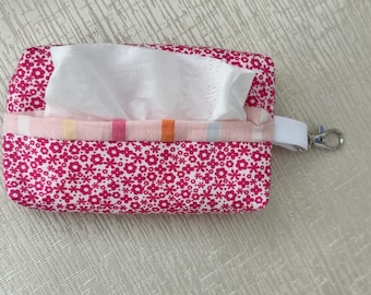 Herbruikbaar Kleenex-reisetui | Handgemaakte tissuehouder. Kies een kleur