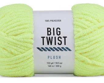 PLUSH 153yds Super Bulky Polyester Yarn by Big Twist. Choose a Color