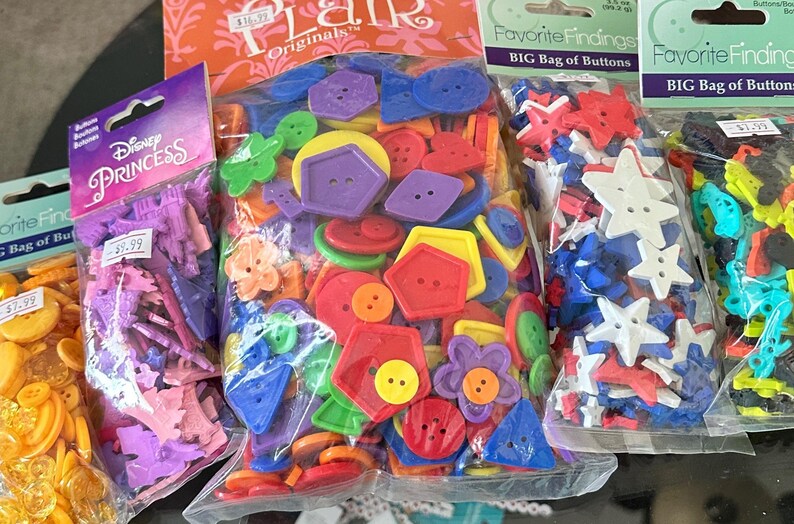 Assorted Buttons. Choose a Pack image 1