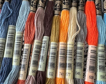 DMC Flosses, Cross Stitch floss.