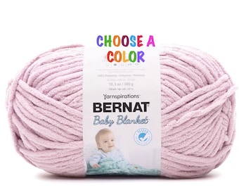 BERNAT Baby Blanket yarn. Choose a Color.