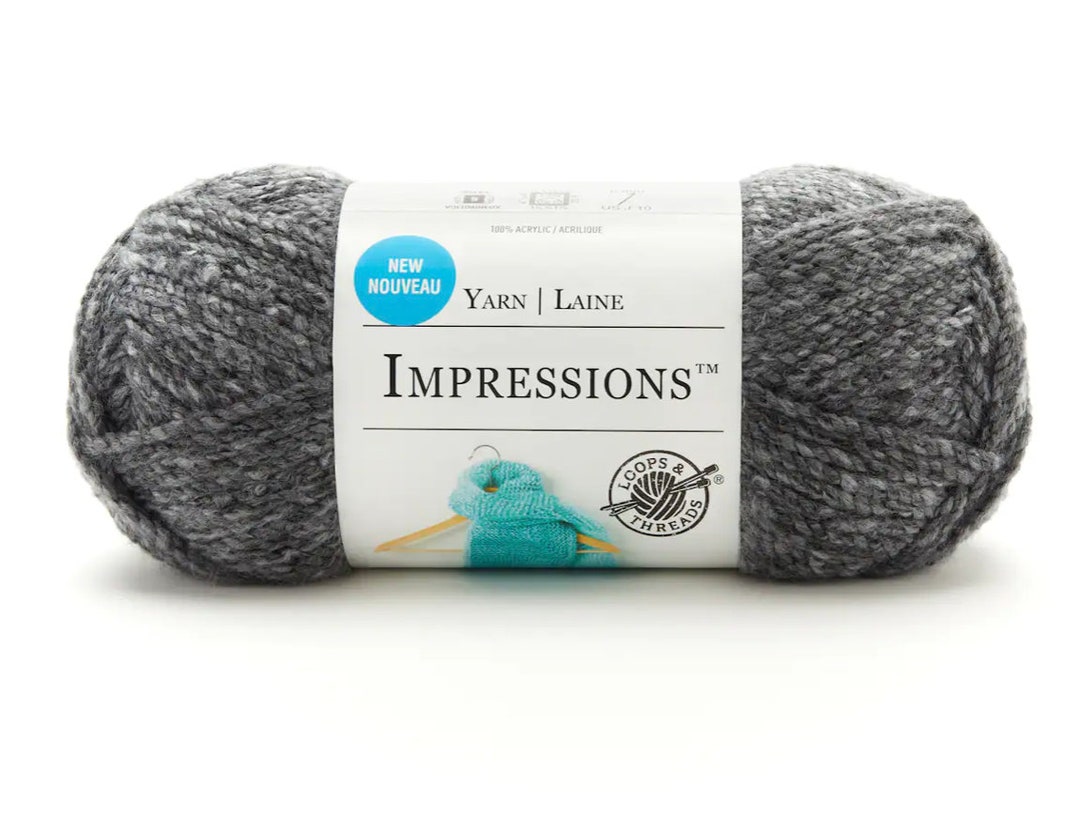 CHARCOAL Impressions™ Yarn by Loops & Threads, Color IP-09 - Etsy