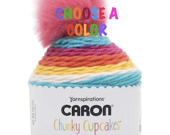 CARON Chunky Cupcake Yarn. Choose a color