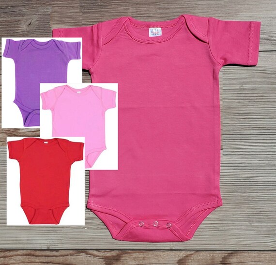 CHOOSE A COLOR and Size Blank Baby Onesies. Combined Shipping Etsy