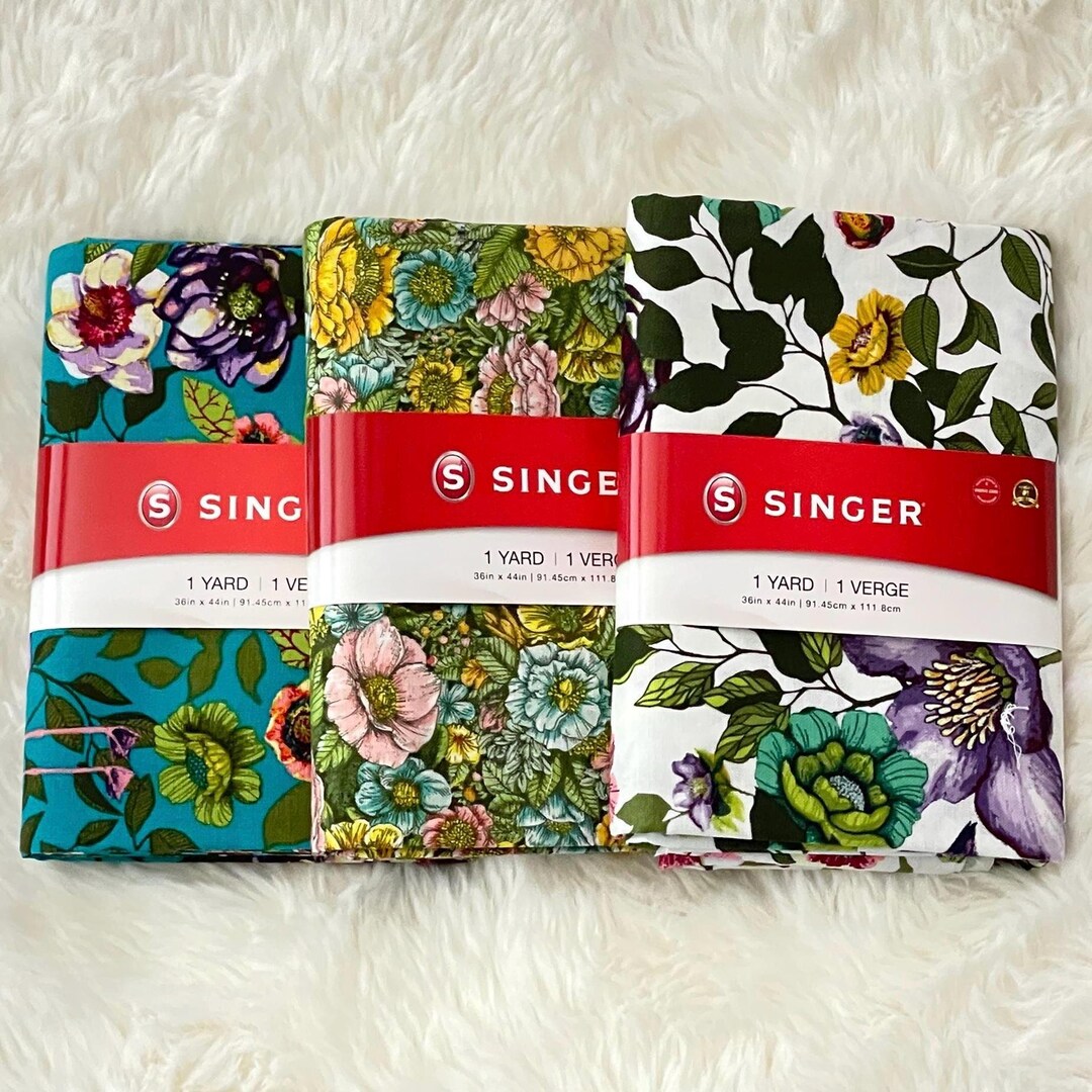 Cloth Singer SINGER One Yard Pre-cut COTTON Fabric. - Etsy