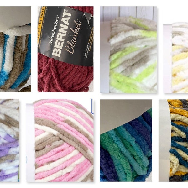 Bernat Baby Blanket Yarns. Choose a color yarn.