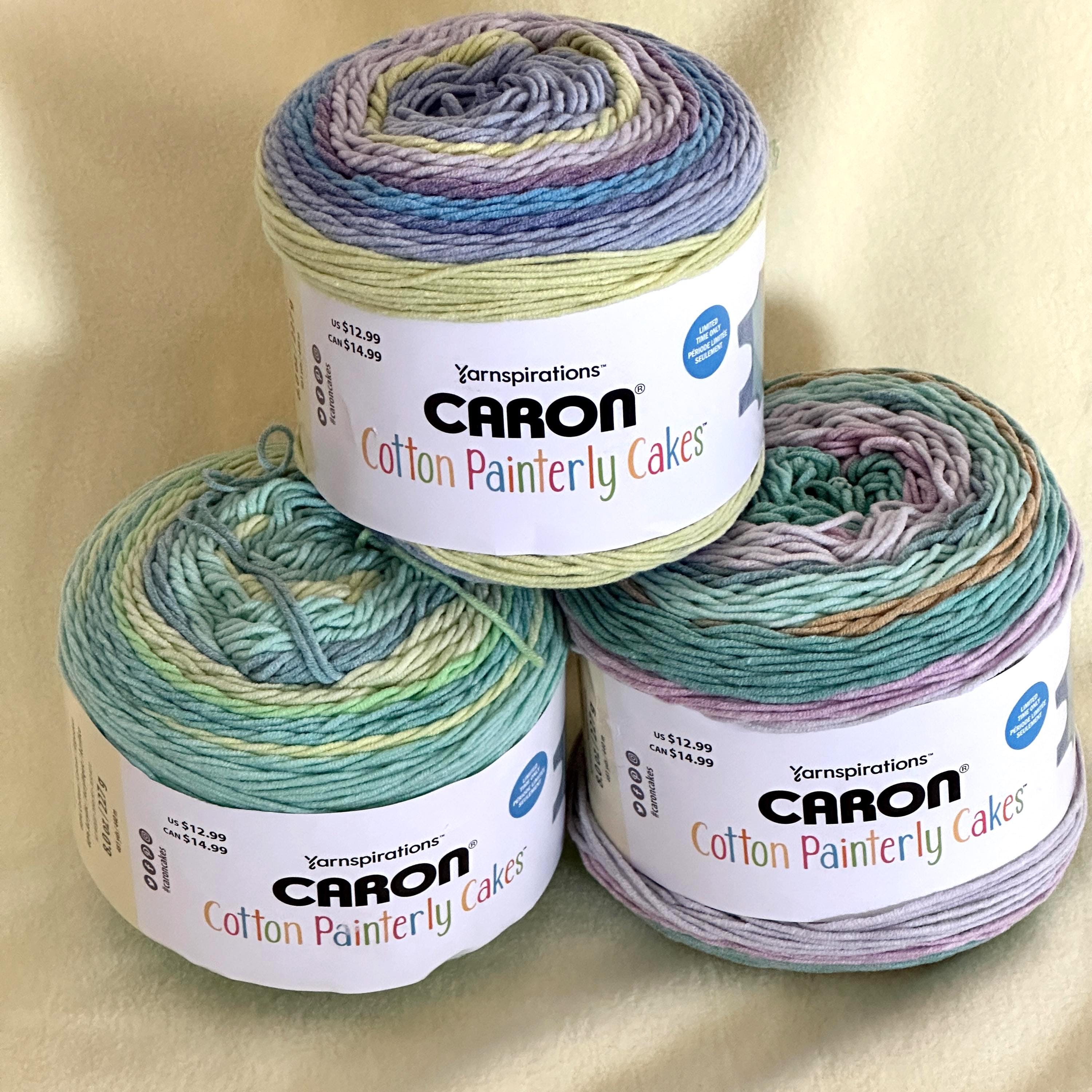 CARON Cotton Painterly Cakes. Choose a color