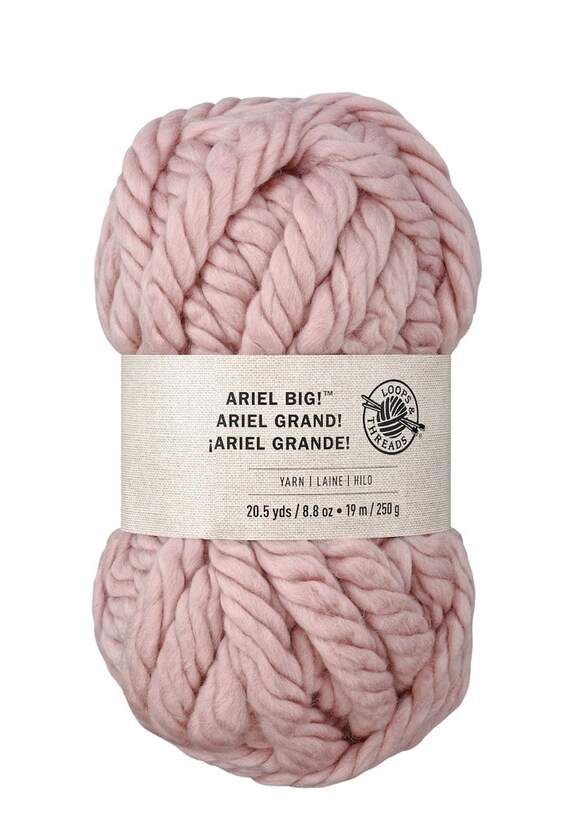 DUSTY ROSE Chunky Luxe Big Yarn by Loops & Threads Etsy