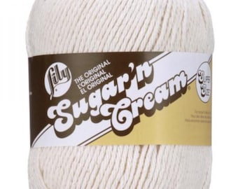 LILY SUGAR'N GREAM cotton Yarn. Choose a color