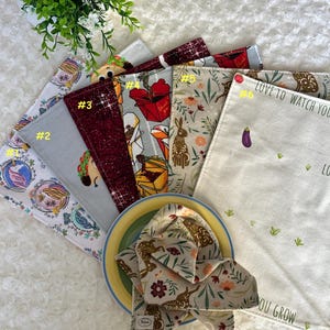 Reusable Paper Towels • Eco Friendly Kitchen Towels • Washable Unpaper Towels •