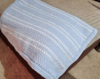 Moss Stitch Baby Blanket
