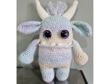 Patrón de crochet del monstruo de la preocupación