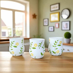 Pretty Tealight Candleholders, Floral Design, Gifts for the Home