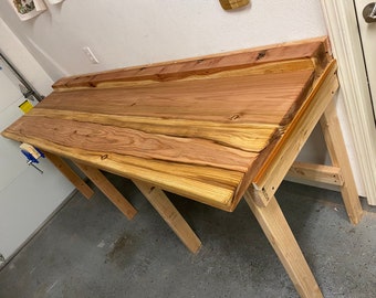 Redwood Crafting Bench