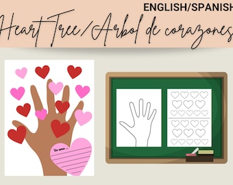 Heart Tree Craft Arbol De Corazones Manualidad