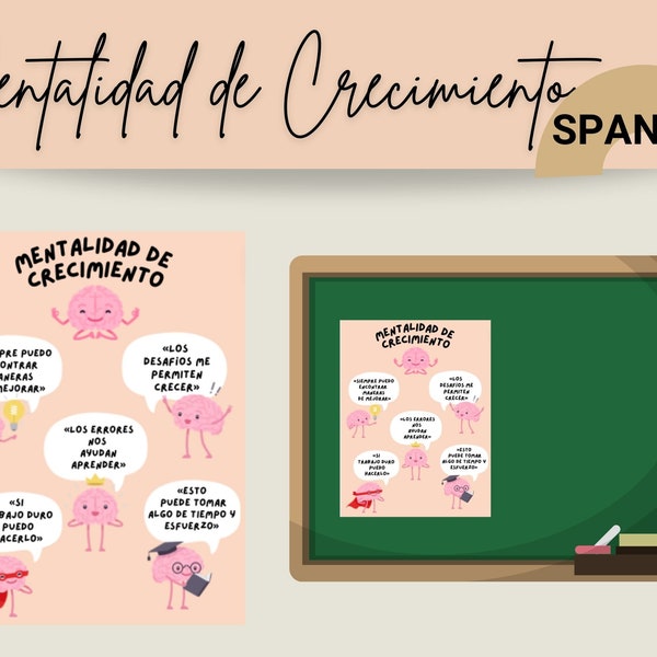 SPANISH-Growth Mindset Poster