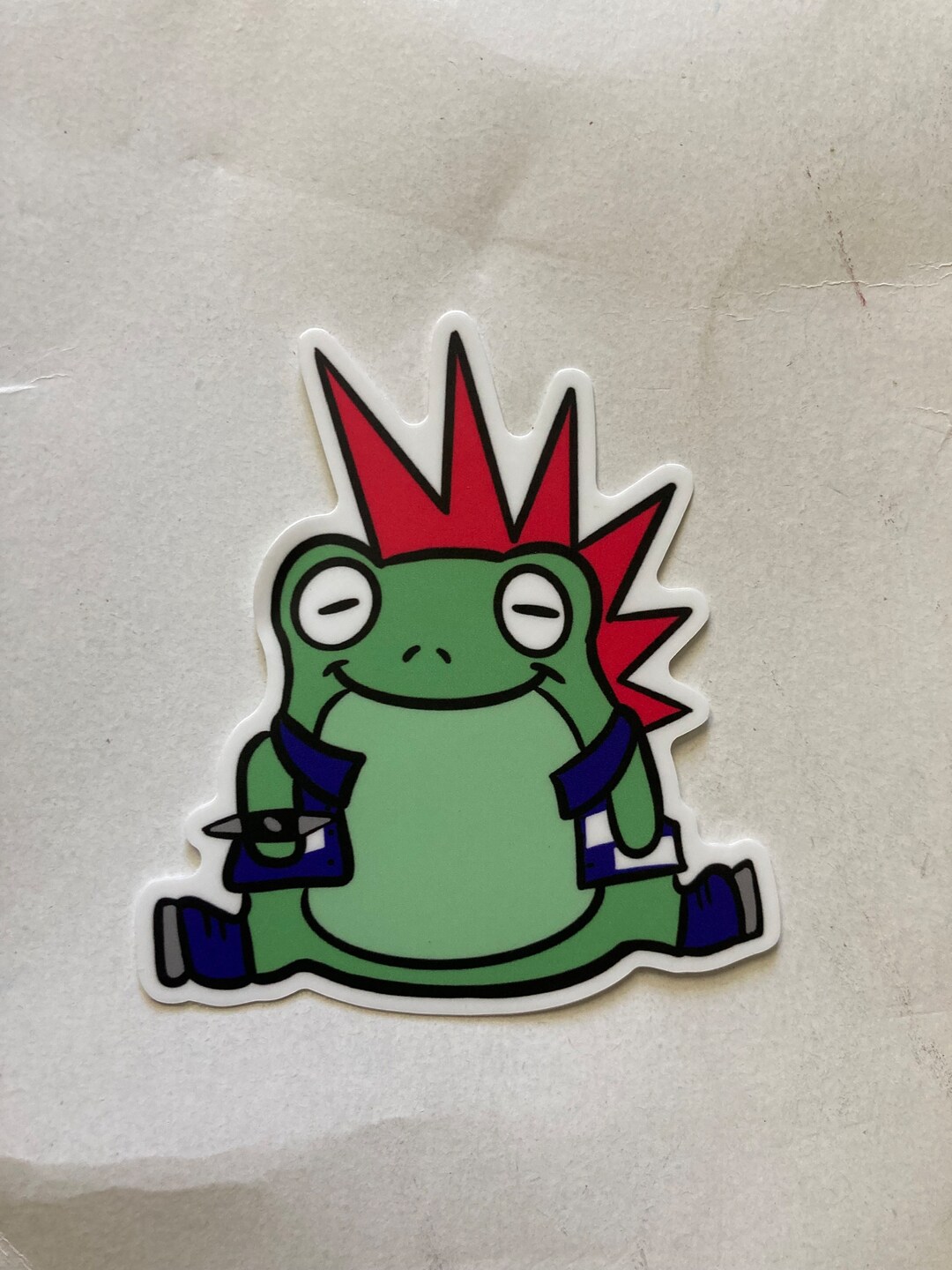 Frog Sticker - Etsy